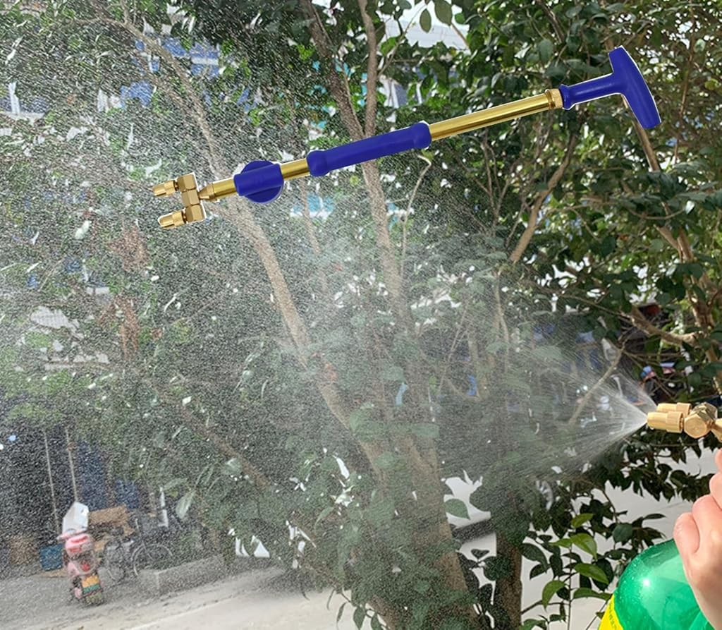 HASTHIP® Manual Garden Sprayer with 2 Adjustable Nozzles Portable Push Pull Pump for Gardening Greenhouse Planting Bush Flower Suit for Most Bottles Without Bottle 3 PCS HASTHIP® Manual Garden Sprayer with 2 Adjustable Nozzles Portable Push Pull Pump for Gardening Greenhouse Planting Bush Flower Suit for Most Bottles Without Bottle 3 PCS